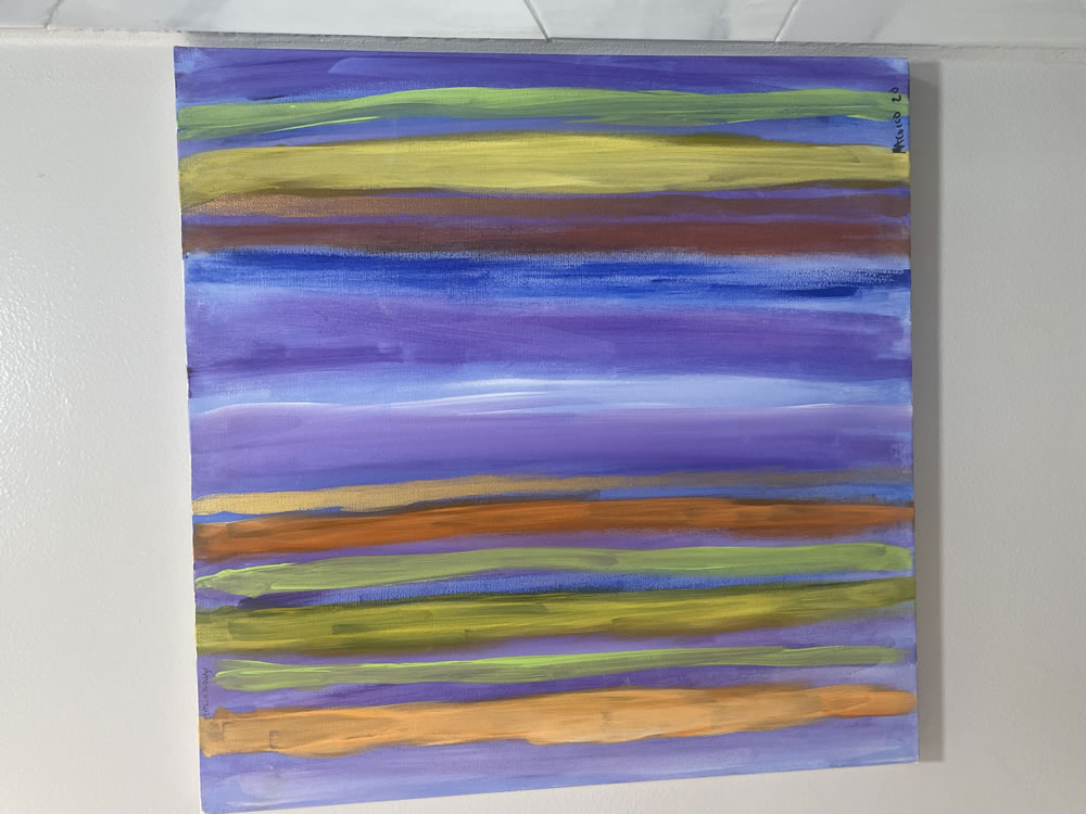 Untitled 499 | 20"x20" | Acrylic on Canvas | $100