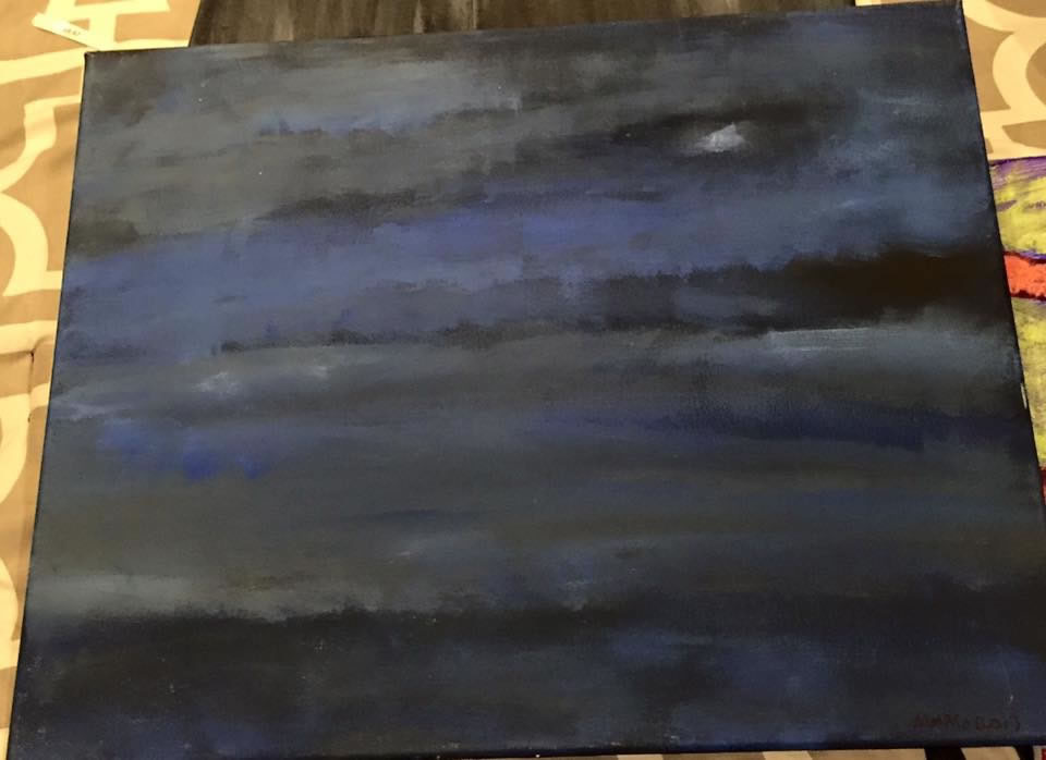 Untitled 357 | 16"x20" | Acrylic on Canvas | $75