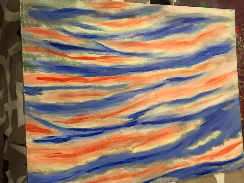 Untitled 285 | 16"x20" | Acrylic on Canvas | $75