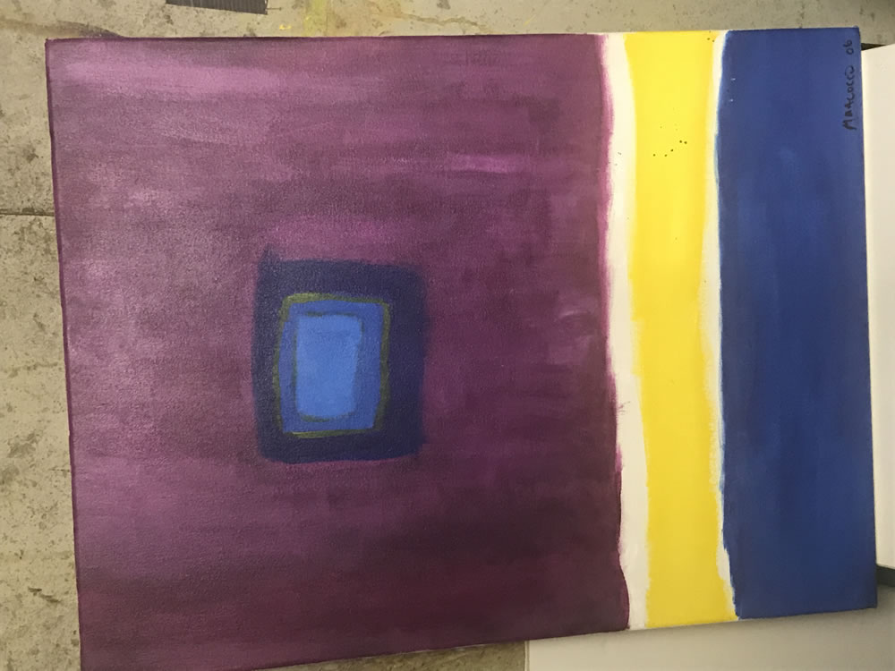 Untitled 462 | 16"x20" | Acrylic on Canvas | $75