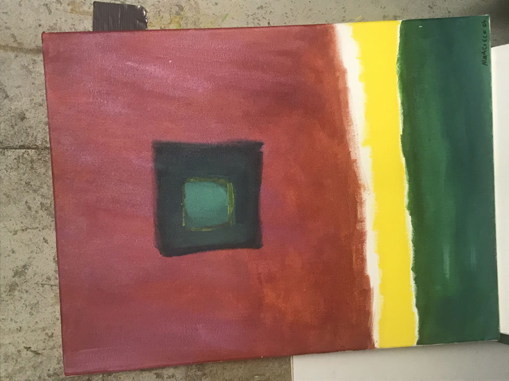 Untitled 203 | 16"x20" | Acrylic on Canvas | $75